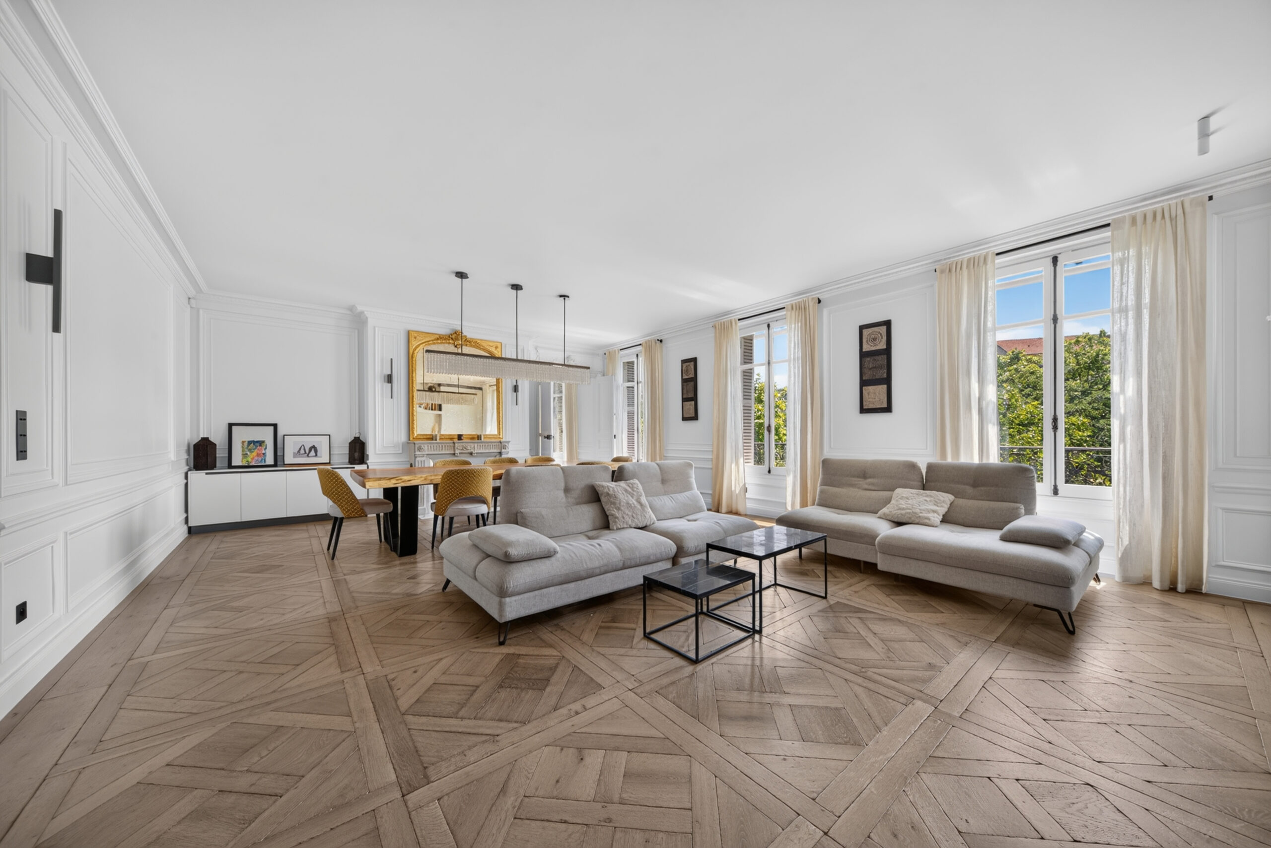Photographe immobilier Bordeaux - intérieur lumineux valorisé pour vente immobilière